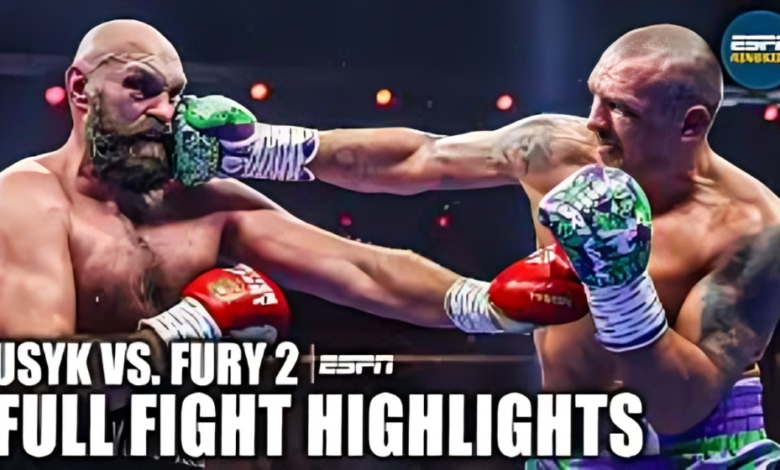 Tyson Fury vs Usyk 2